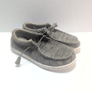 Hey Dude Wally Sox Stretch Mesh Slip On Brown Men's Size 8